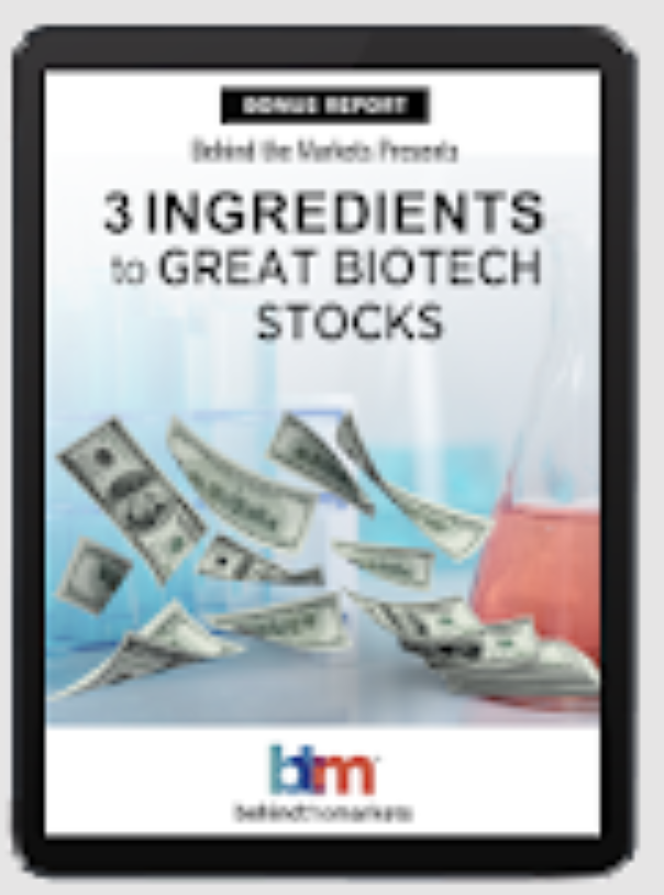 Report Cover: 3 Ingredients to Great Biotech Stocks